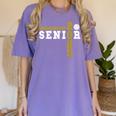 Volleyball Senior Night Volleyball Senior 2025 Graduation 14 Women's Comfort Colors T-Shirt Violet