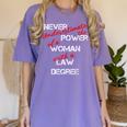Woman Law Degree Graduation Diploma Party Women's Comfort Colors T-Shirt Violet