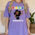 Women HBCU Grad 2025 College Graduation Apparel Women's Comfort Colors T-Shirt Violet
