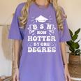 Women's Groovy Nurse BSN Now Hotter By One Degree Graduation BSN RN Women's Comfort Colors T-Shirt Violet