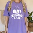 Women's Liam Personalized Name Sports Fan Birthday Graduation Women's Comfort Colors T-Shirt Violet