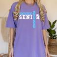 Women's Swimming Senior Night Swim Senior 2026 Graduation 39 Women's Comfort Colors T-Shirt Violet