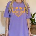 Wrestling Senior Night Wrestling Senior 2025 Graduation 17 Women's Comfort Colors T-Shirt Violet