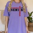 Wrestling Senior Night Wrestling Senior 2025 Graduation 69 Women's Comfort Colors T-Shirt Violet