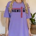 Wrestling Senior Night Wrestling Senior 2025 Graduation 70 Women's Comfort Colors T-Shirt Violet