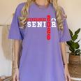Wrestling Senior Night Wrestling Senior 2026 Graduation 13 Women's Comfort Colors T-Shirt Violet