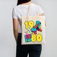 1980 Retro Raised In The 80s Old School Nostalgia Vibes Canvas Tote Bag