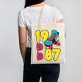 1987 Retro Raised In The 80s Old School Nostalgia Vibes Canvas Tote Bag 1987 Retro Raised In The 80s Old School Nostalgia Vibes Canvas Tote Bag