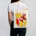 1987 Retro Roller Skate Vintage 80s Nostalgia Collector Canvas Tote Bag