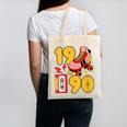 1990 Retro Raised On 90s Music Old School Nostalgia Punk Canvas Tote Bag 1990 Retro Raised On 90s Music Old School Nostalgia Punk Canvas Tote Bag