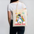 5th Grade Graduate Class 2021 Dabbing Unicorn Graduation Canvas Tote Bag