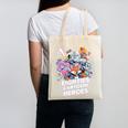 80's Cartoon Heroes Apparel For Retro Nostalgia Fans Canvas Tote Bag