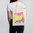 80's Girl Roller Skates Skating Eighties 1980s Nostalgia Canvas Tote Bag