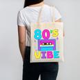 80's Vibe Retro Style Cassette Tape Nostalgia 1980s Party Canvas Tote Bag 80's Vibe Retro Style Cassette Tape Nostalgia 1980s Party Canvas Tote Bag