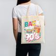 90's Nineties Nostalgia Costume Party Back To The 90s Canvas Tote Bag