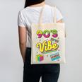 90s Nostalgia Retro Apparel 90'S Vibe Retro Premium Tri-Blend Canvas Tote Bag