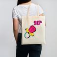 90’s Ring Retro Nostalgia Colorful Throwback Canvas Tote Bag