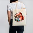 Adorable Book Lover Salmon With Reading Glasses Cute Canvas Tote Bag Adorable Book Lover Salmon With Reading Glasses Cute Canvas Tote Bag