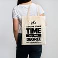 Adult College Graduation Canvas Tote Bag