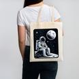 Aesthetic Spaceman Astronaut On The Moon Space Introvert Canvas Tote Bag Aesthetic Spaceman Astronaut On The Moon Space Introvert Canvas Tote Bag