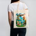 Aqua In The Skies Frutiger Aero Canvas Tote Bag Aqua In The Skies Frutiger Aero Canvas Tote Bag