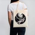 Astronaut Aesthetic Holding Moon Balloon Planets Introvert Canvas Tote Bag