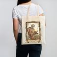 The Aunt Tarot Card Women Skeleton Aunty Book Lover Canvas Tote Bag The Aunt Tarot Card Women Skeleton Aunty Book Lover Canvas Tote Bag