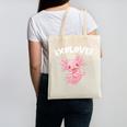 Axolovert Axolotl Humor Salamander Introvert Canvas Tote Bag