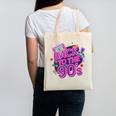 Back To The 90s Retro Nostalgia Canvas Tote Bag