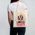 All Booked For Christmas Dragon Canvas Tote Bag