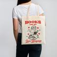 Books Are My LoveLanguage Cupid Valentines Canvas Tote Bag