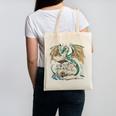 Bookworm Dragons Reading Book Dragons And Books Canvas Tote Bag