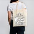 Boot Camp Graduation Military Cousin Support Tee Canvas Tote Bag