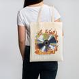 Buffering Glitched CD On Fire 2000s Nostalgia Canvas Tote Bag