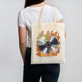 Buffering Glitched CD On Fire 2000s Nostalgia Canvas Tote Bag