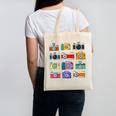 Camera Hand Drawn Old Nostalgia Retro Lens Styles Canvas Tote Bag