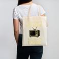 You Can't Scare Me I'm From The 1900s Television Retro Canvas Tote Bag You Can't Scare Me I'm From The 1900s Television Retro Canvas Tote Bag