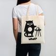 Cat What Humor Introvert Anti-Social Canvas Tote Bag Cat What Humor Introvert Anti-Social Canvas Tote Bag