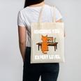 Cat Ignoring You Expert Level Orange Tabby Introvert Canvas Tote Bag