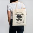Certified Graduate Vintage Mortarboard Graduation Canvas Tote Bag