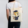 Cheetah Graduation Cute Kindergarten Elementary High School Canvas Tote Bag