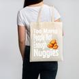 Chicken Nugget Saying Introvert Nuggie Foodie Food Canvas Tote Bag