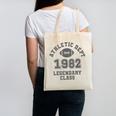 Class Of 1982 Graduation Yr High School Pride Vintage Retro Canvas Tote Bag