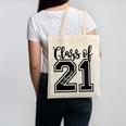 Class Of 2021 Senior 21 Cool Graduation Canvas Tote Bag