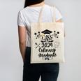 Class Of 2024 Culinary Graduate Culinary Chef Graduation Canvas Tote Bag