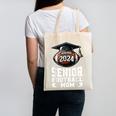 Class Of 2024 Graduation Senior Football Mom 2024 Canvas Tote Bag