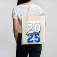Class Of 2025 Senior Graduation 2025 Blue Canvas Tote Bag