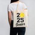 Class Of 2025 Softball Senior Graduation Graduate Women Canvas Tote Bag