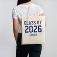 Class Of 2026 Senior Graduation High School College Grad Canvas Tote Bag