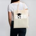 Class Of 2026 Senior 2026 Soccer High School Graduation Canvas Tote Bag